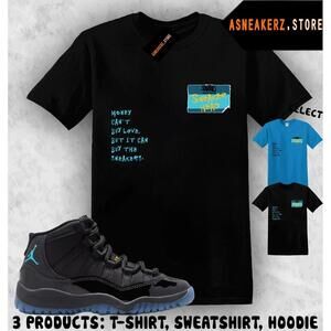 Tee Shirt Matching Aj 11 Gamma Blue Match Badge T-Shirt